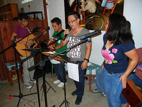 Musicians at Acoustic Jam
